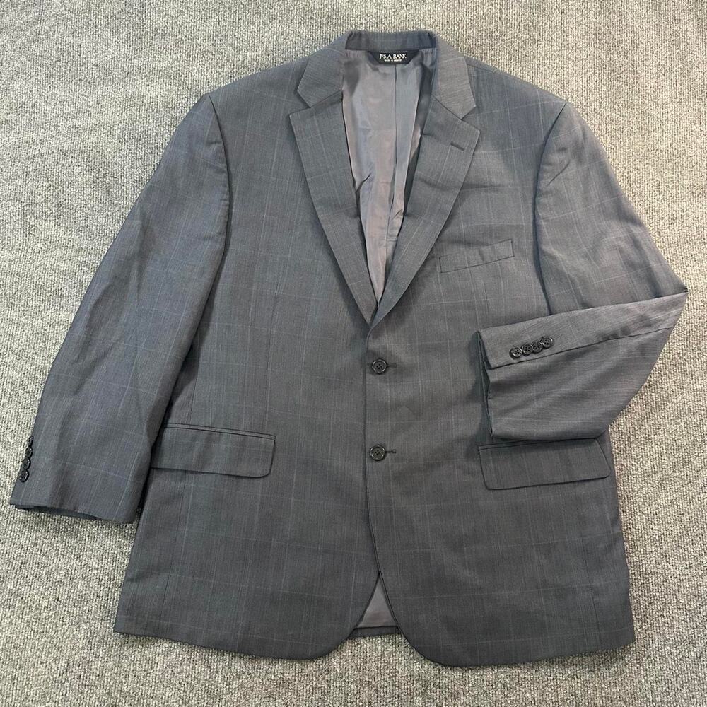Jos A. Banks Men’s Tailored Fit Chelsea Sports Coat Wool Silk Blazer 40R